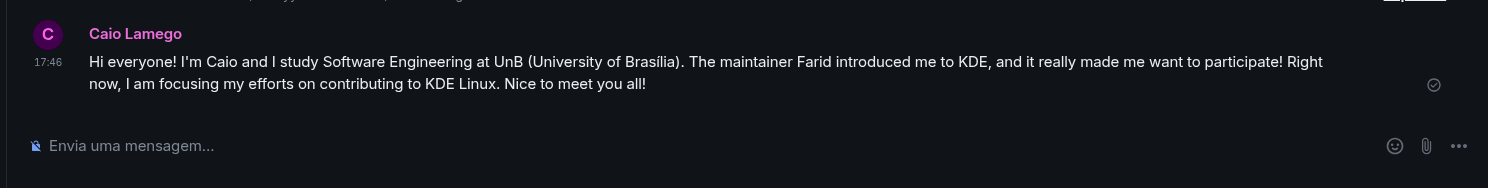 apresentação no Matrix